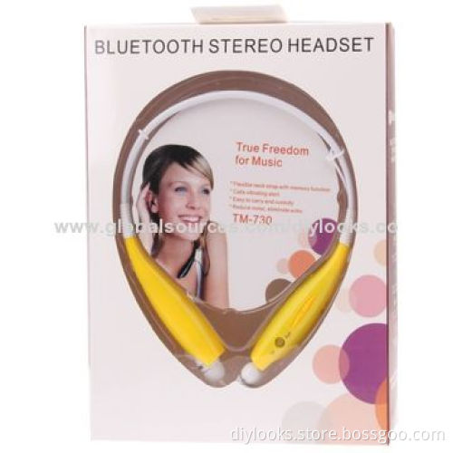 Sports Neckband Headset/In-ear Wireless Headphones, OEM Orders Welcomed